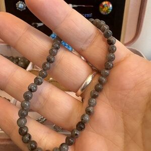 4mm Yooperlite Natural Stone Bracelet Michigan UV Glow